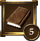 Achievement Icon darkbrown book 5