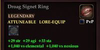 Droag Signet Ring