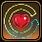 Icon Orange Circle Heart
