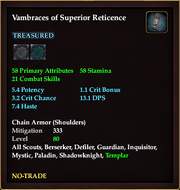 Vambraces of Superior Reticence