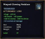 Warped Glowing Necklace