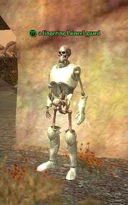 A lingering Paineel guard