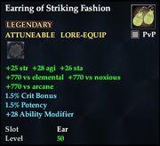 Earring of Striking Fashion