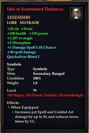 Idol of Summoned Darkness