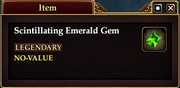 Scintillating Emerald Gem