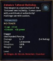 Zatozia's Tattered Bullwhip