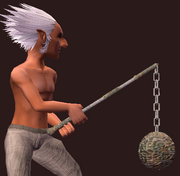 Ancient Combine Great Flail (Equipped)