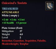 Oakwind's Tonlets