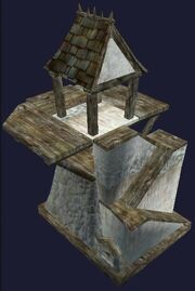 A model griffon tower (Visible)