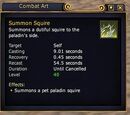 Summon Squire (Paladin)