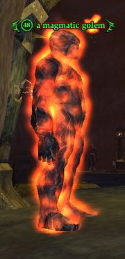 A magmatic golem
