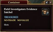 Field Investigator's Evidence Satchel