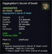 Gigglegibber's Secret of Death