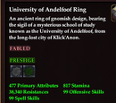 University of Andelfoof Ring