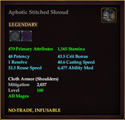 Aphotic Stitched Shroud
