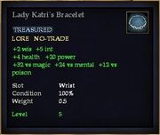 Lady Katri's Bracelet