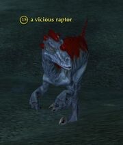 A vicious raptor