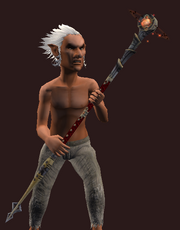 Awakened Staff of Carnage (Equipped)