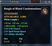 Bangle of Blood Condemnations