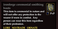 Ironforge ceremonial smithing boots