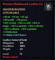 Pristine Hidebound Leather Gi