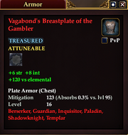 Vagabond's Breastplate of the Gambler