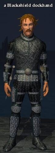 A Blackshield dockhand