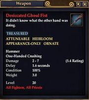 Desiccated Ghoul Fist