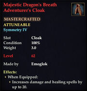 Majestic Dragon's Breath Adventurer's Cloak