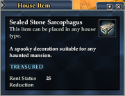 Sealed Stone Sarcophagus