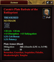 Curate's Plate Barbute of the Battlepriest