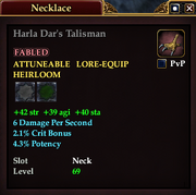 Harla Dar's Talisman