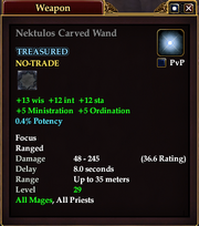 Nektulos Carved Wand