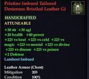 Pristine Imbued Tailored Dexterous Bristled Leather Gi
