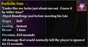 Swindle Fate