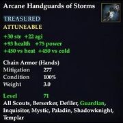 Arcane Handguards of Storms