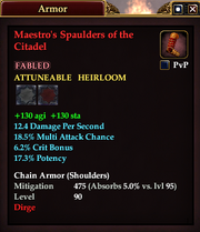 Maestro's Spaulders of the Citadel