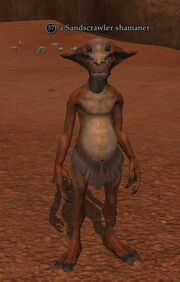 A Sandscrawler shamaner