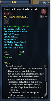 Inspirited Sash of Vah Kerrath