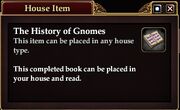 The History of Gnomes (House Item)
