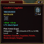 Cavalier's Legplates