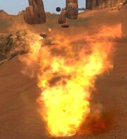 A flame tornado