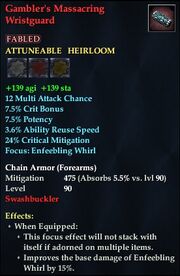 Gambler's Massacring Wristguard