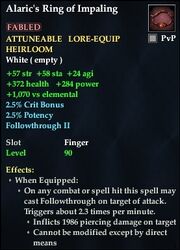 Alaric's Ring of Impaling