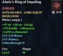 Alaric's Ring of Impaling