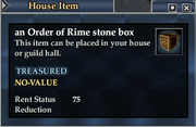 An Order of Rime stone box