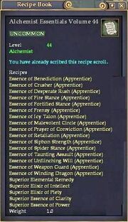 Alchemist Essentials Volume 44
