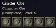 CQ ore cinder Journal