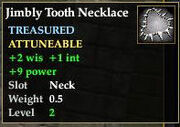 Jimbly Tooth Necklace (WIS INT version)