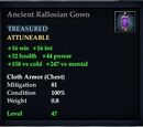 Ancient Rallosian Gown